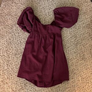 Francesca's Burgundy Mini Dress